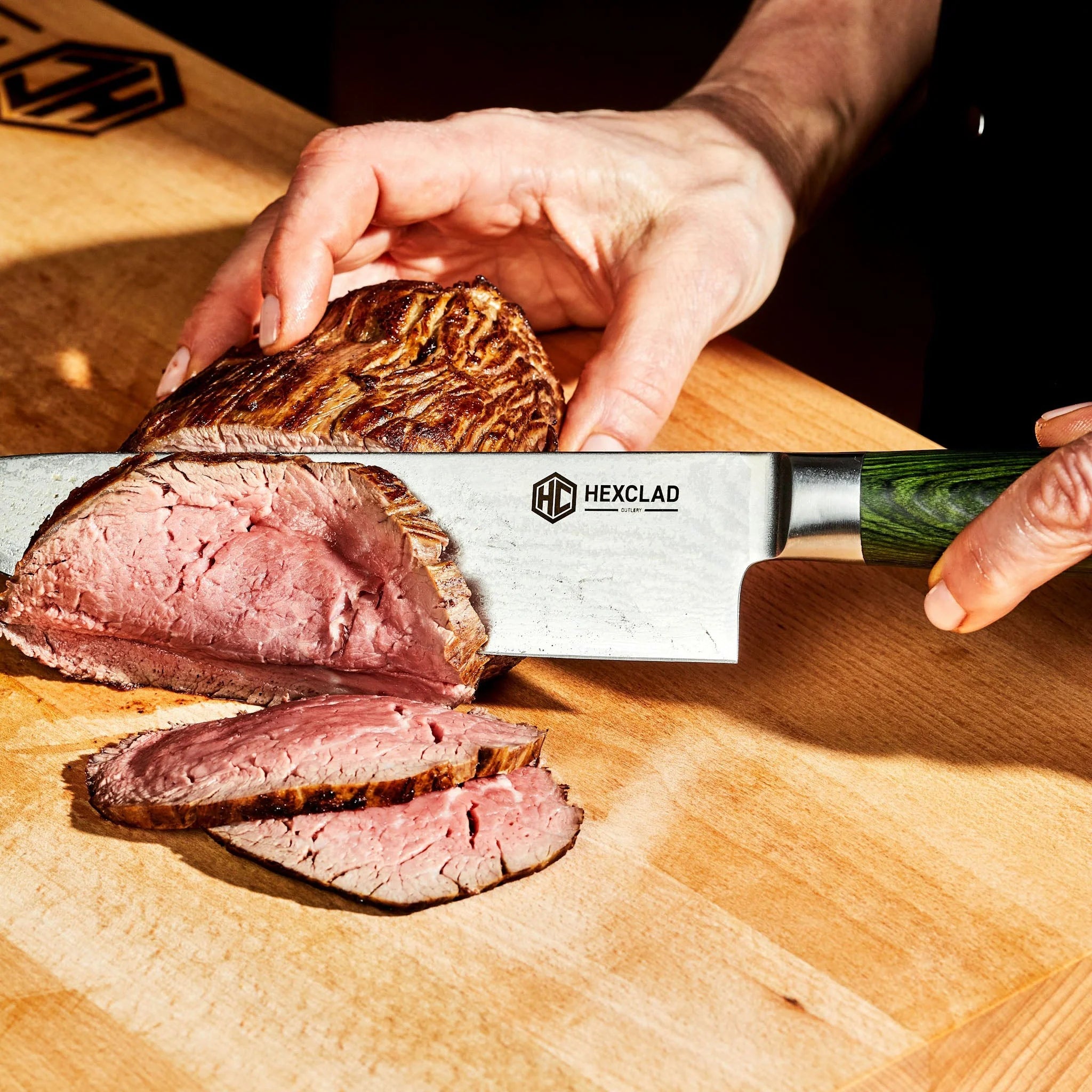 Kokkekniv fra Hexclad (20 cm)