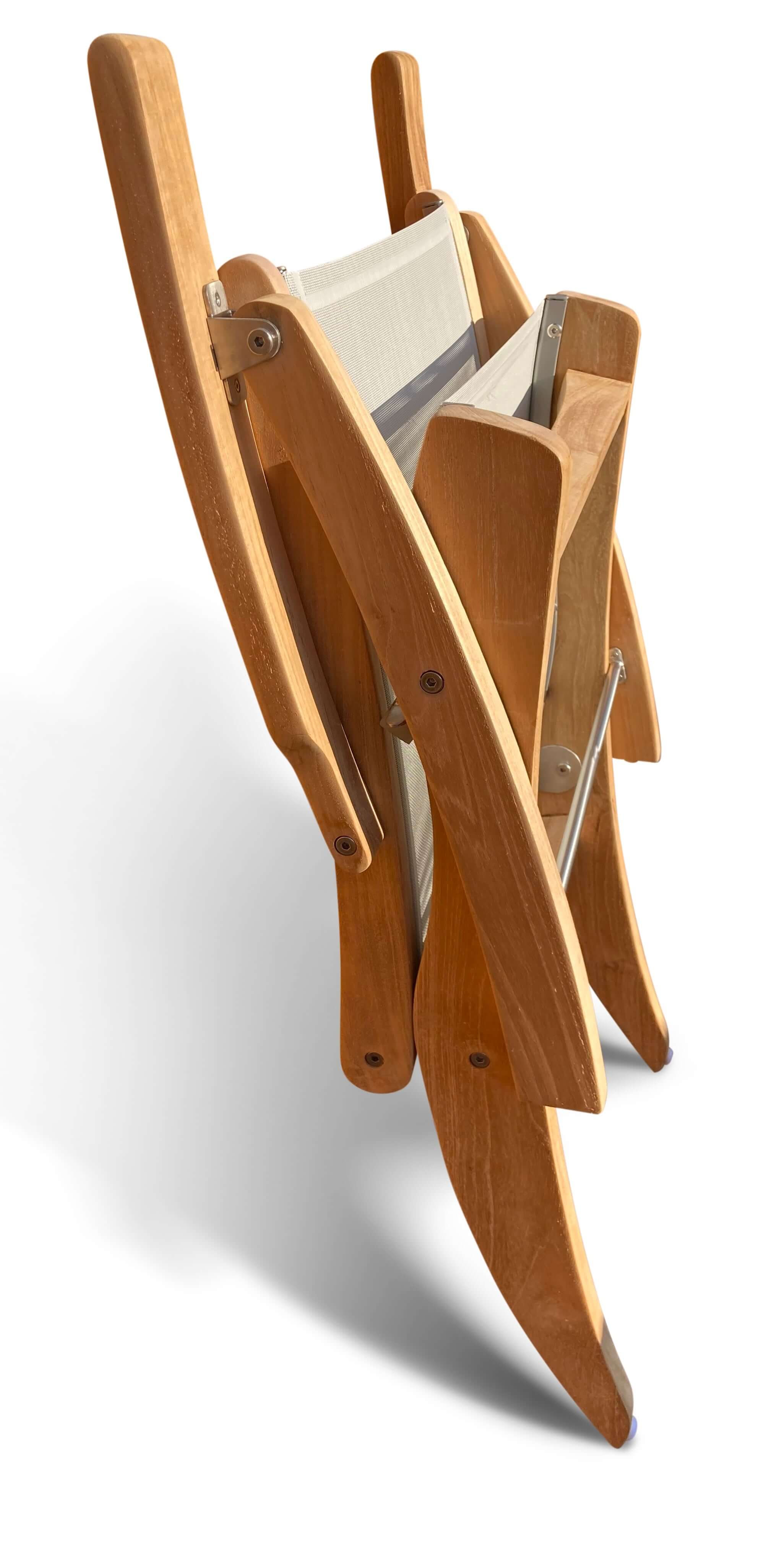 Westport Teak Sommerville Stol Kokos (sammenleggbar)