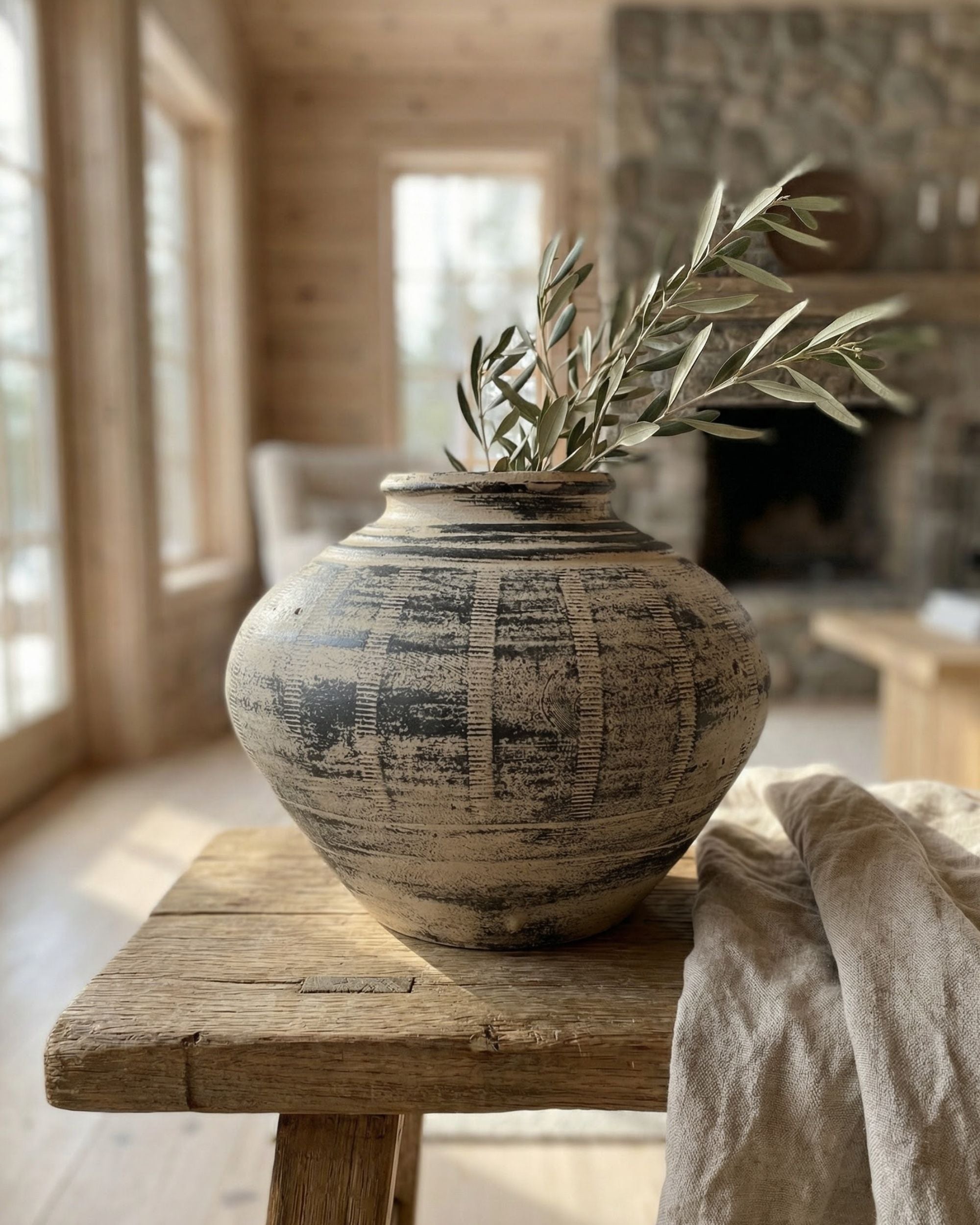 Krukke laget i leire fra Sjælsø Nordic