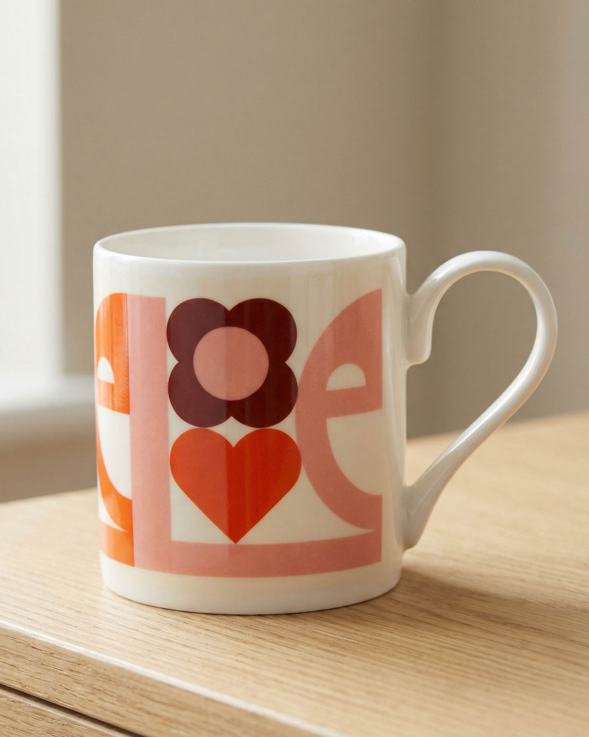 Love Pink kopp fra Orla Kiely