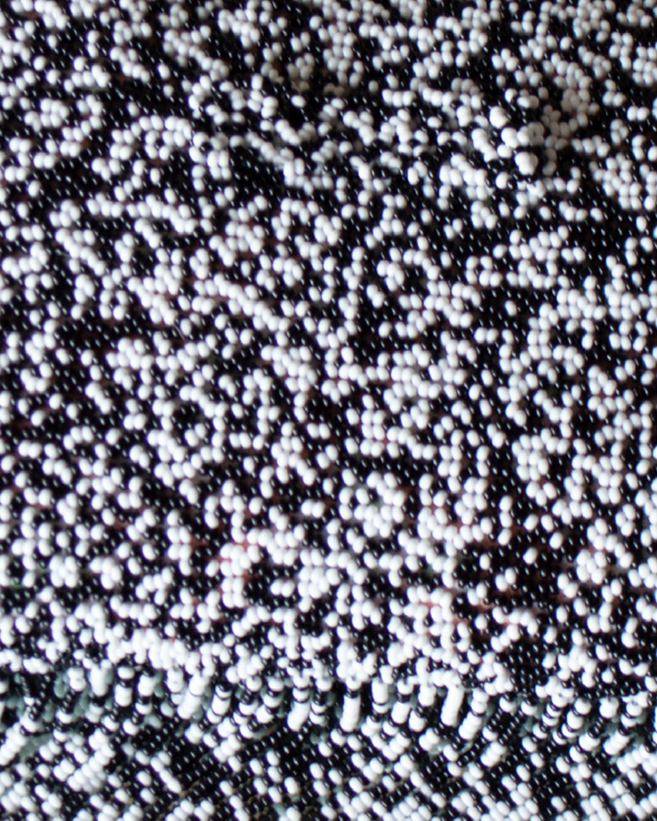 Folded Fringe Shoulder Bag - Salt & Pepper