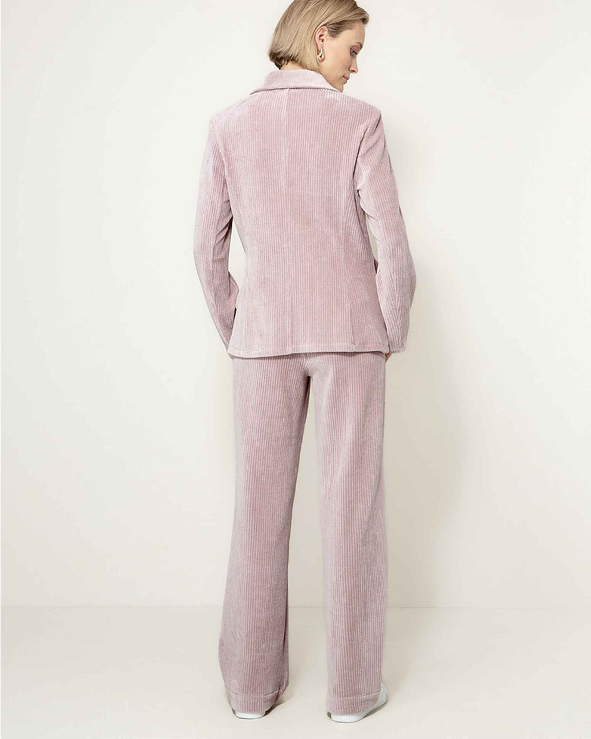 Blazer i Jersey Cord fra Catnoir, Powder Pink
