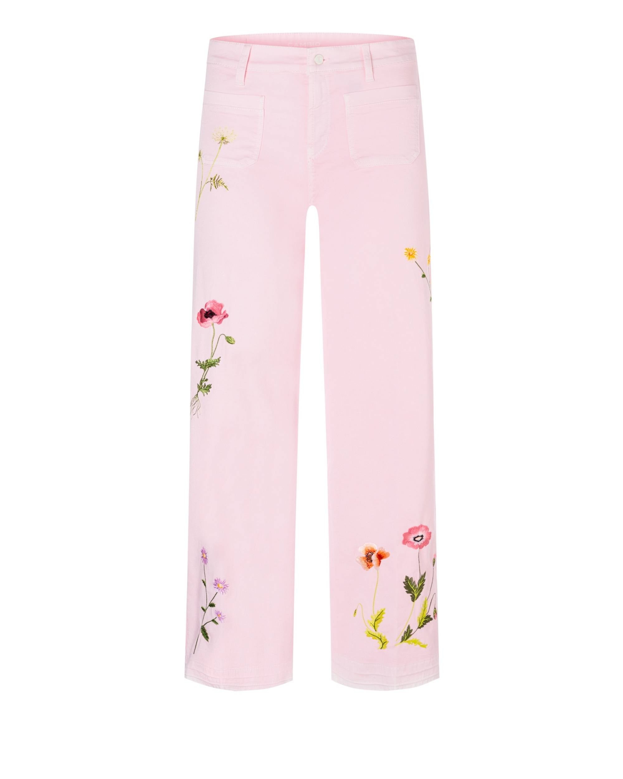 Tess Pocket cropped Blumenstick fra Cambio