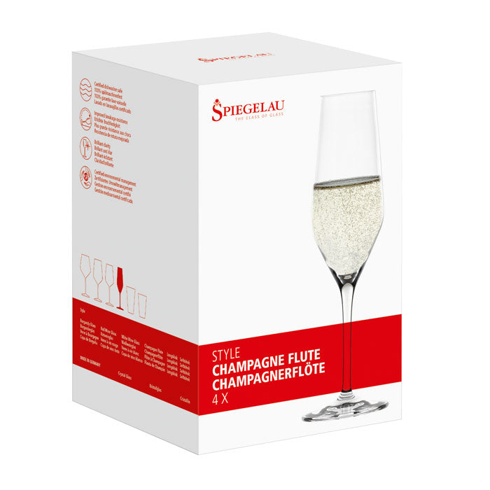 Champagneglass, Style fra Spiegelau (4pk)
