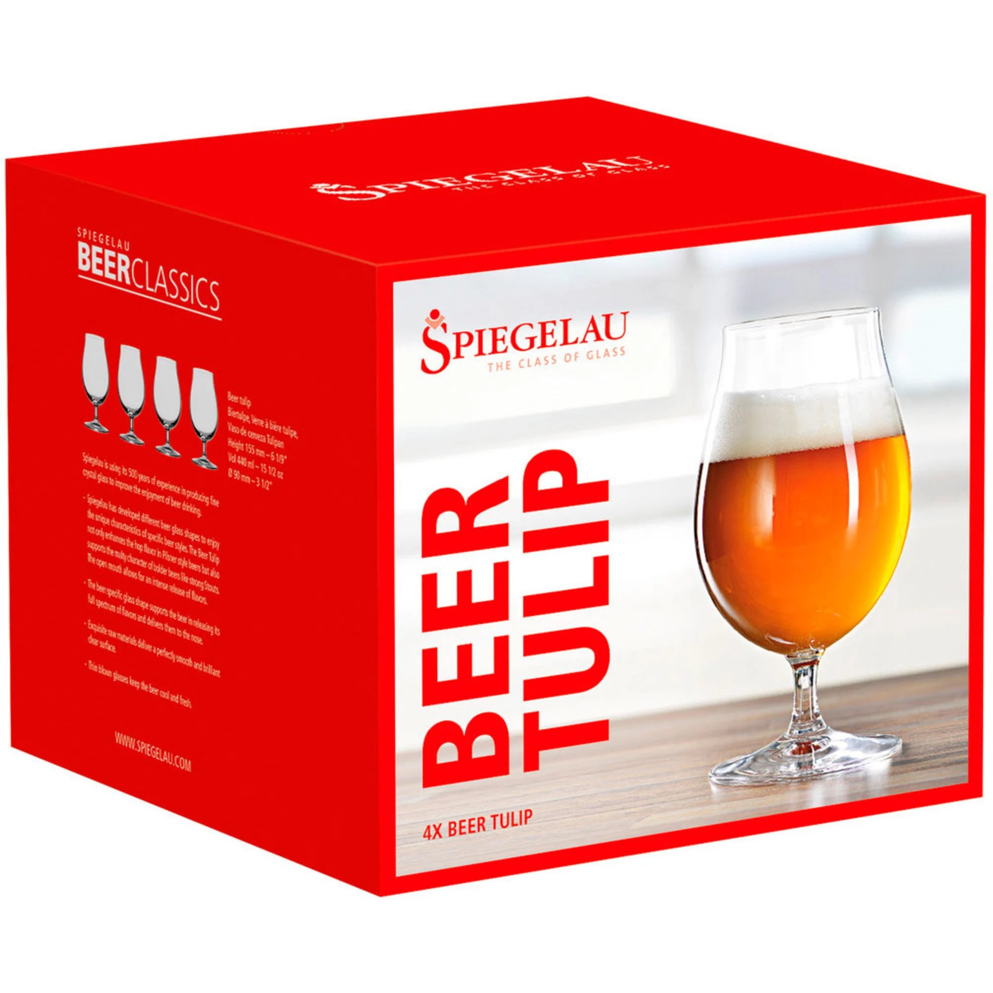 Ølglass, Beer Classics, Tulip fra Spiegelau (4pk)