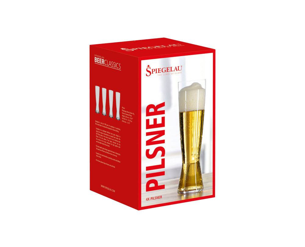 Ølglass, Beer Classics, Pilsner fra Spiegelau (4pk)