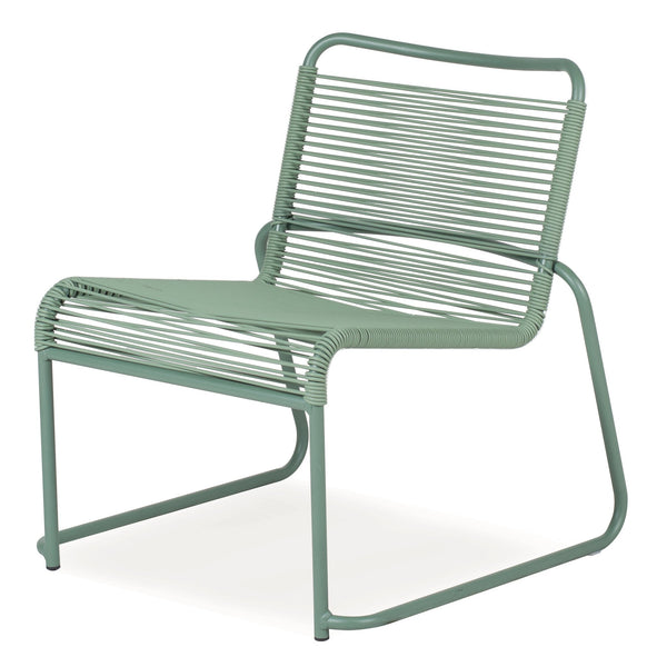 Lido Lounge sttol fra FIam, med norsk design og fargen er salvie grønn