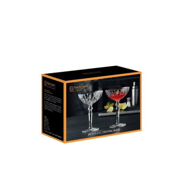 Eske med 2 coctail glass i noblesse serien fra Nachtmann