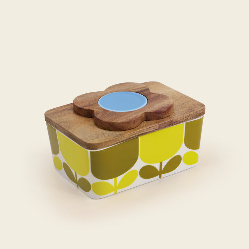 Smørboks i stentøy fra Orla Kiely