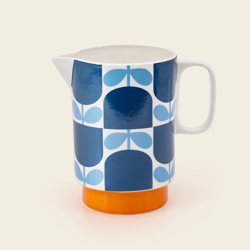 Mugge i Block Flower mønster fra Orla Kiely