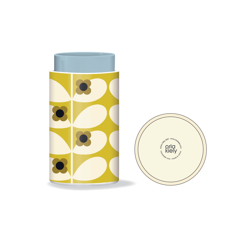 Redskapsholder fra Orla Kiely i mønsteret Wild Rose Stem Dandelion