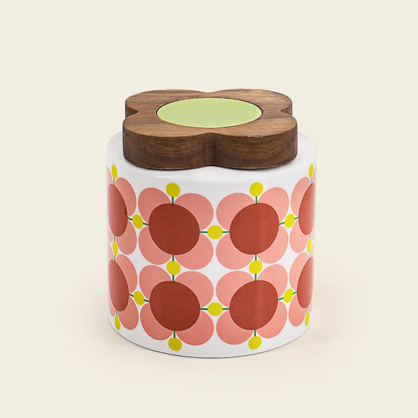 Orla Kiely oppbevaringsboks i Atomic Flower Bub