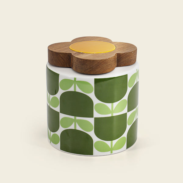 Oppbevaringskrkke i Block GFLower Basil fra Orla Kiely