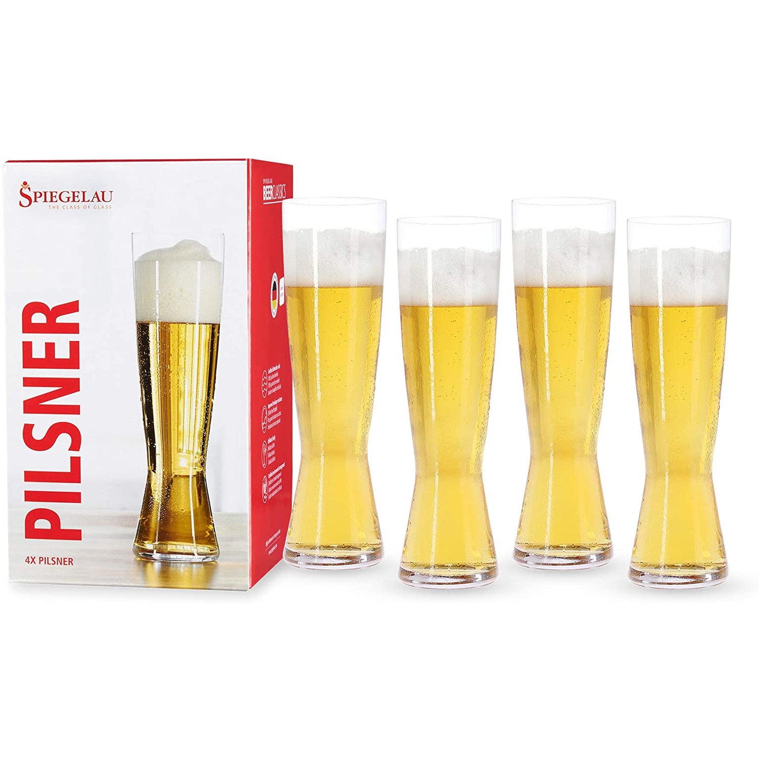 Klassiske lange og elegante ølglass fra Spiegelau
