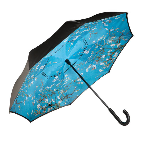 oppned paraply med mandel tre mønster. Eller Almond tree