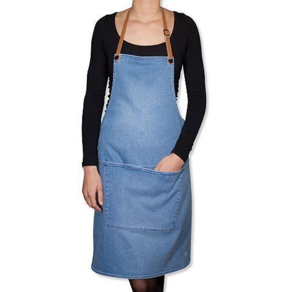 BBQ forkle fra Dutchdeluxses i blå denim 