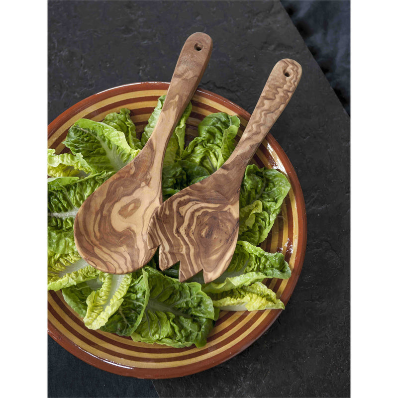 Salatbestikk Oliventre