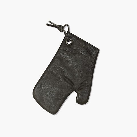 Grillvott fra Dutchdeluxes i vintage grey farget skinn