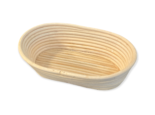 Stor oval hevekurv til brødbaking