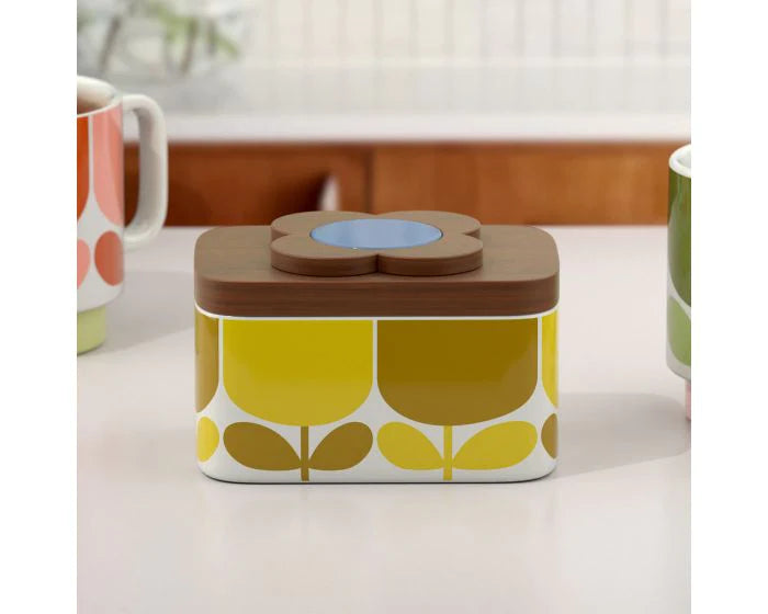 Smørboks fra Orla Kiely i Block Flower