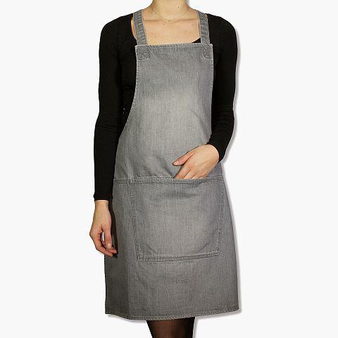 Seleforkle Suspender, et forkle fra Dutchdeluxes  i grå denim