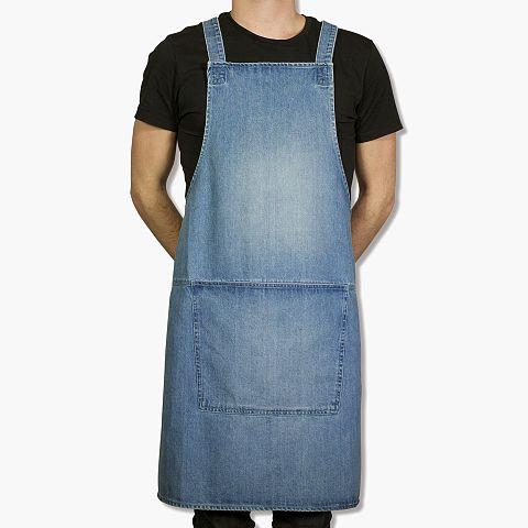 Seleforkle Suspender, et forkle fra Dutchdeluxes  i lyseblå denim