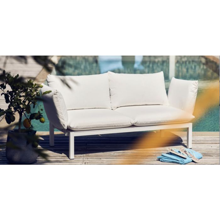 Eksempel på bruk av modul 487 til to seter Domino sofa fra Fiam