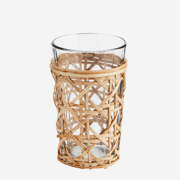 Drikkeglass med bambus fra madam stoltz