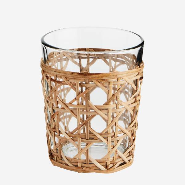 Drikkeglass med bambus rundt fra madam stoltz