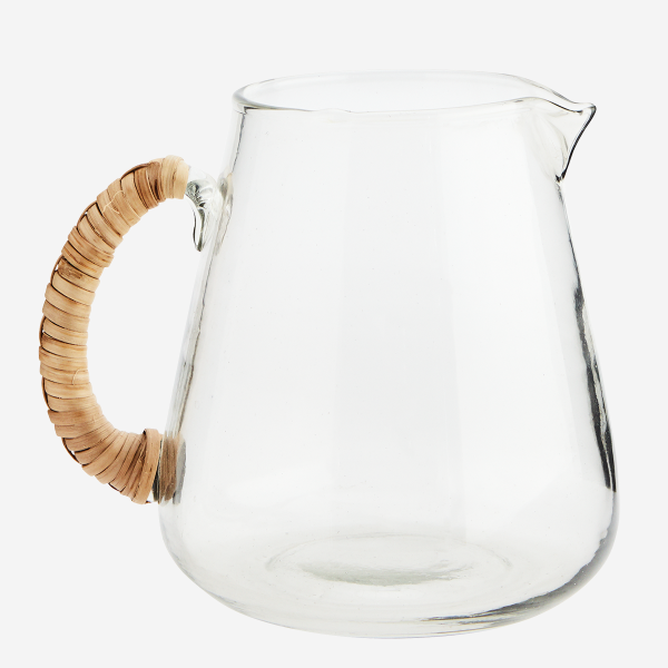 stor glassmugge med bambus fra madam stoltz