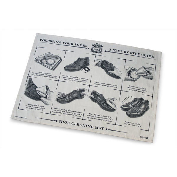 Skopussmatte - veiledning til hvordan ha velstelte sko, fra J-me Original Design London - R8 Design